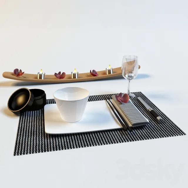 Place Settings 3D Model