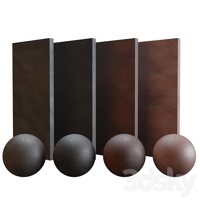 Plain leather 3D Model