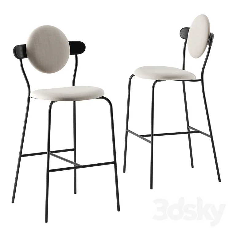 Planet barstool by La Chance 3D Model Free