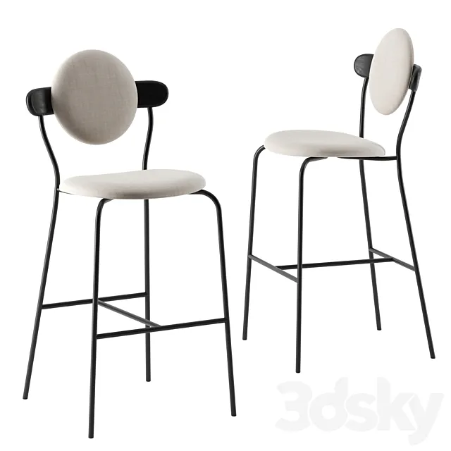 Planet barstool by La Chance 3DModel