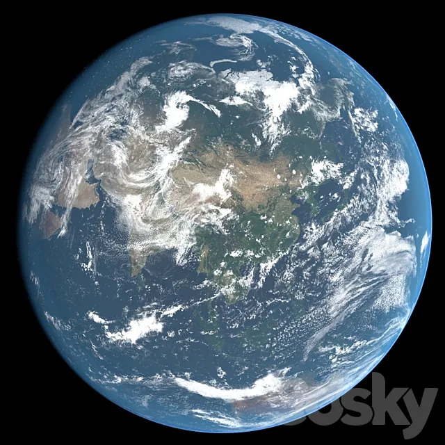 Planet Earth 21k 3DModel