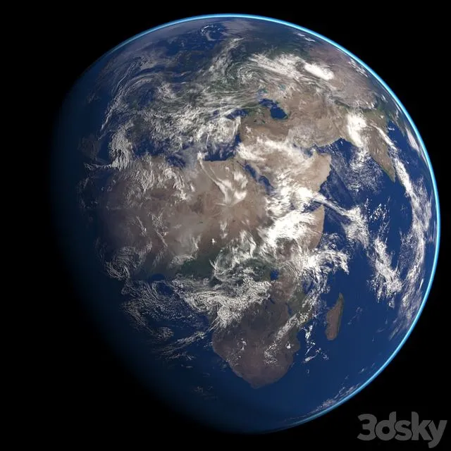 Planet Earth 3D Model