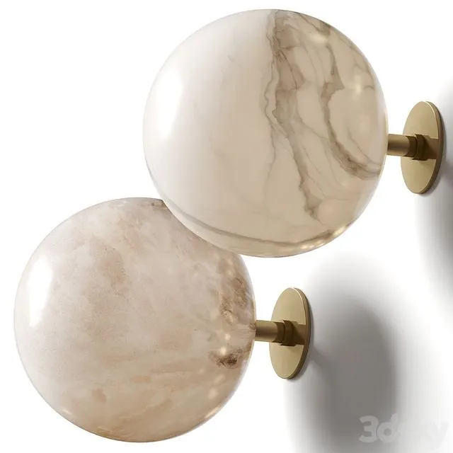 Planette Alabaster by Contain 1st Dibs 3D Model