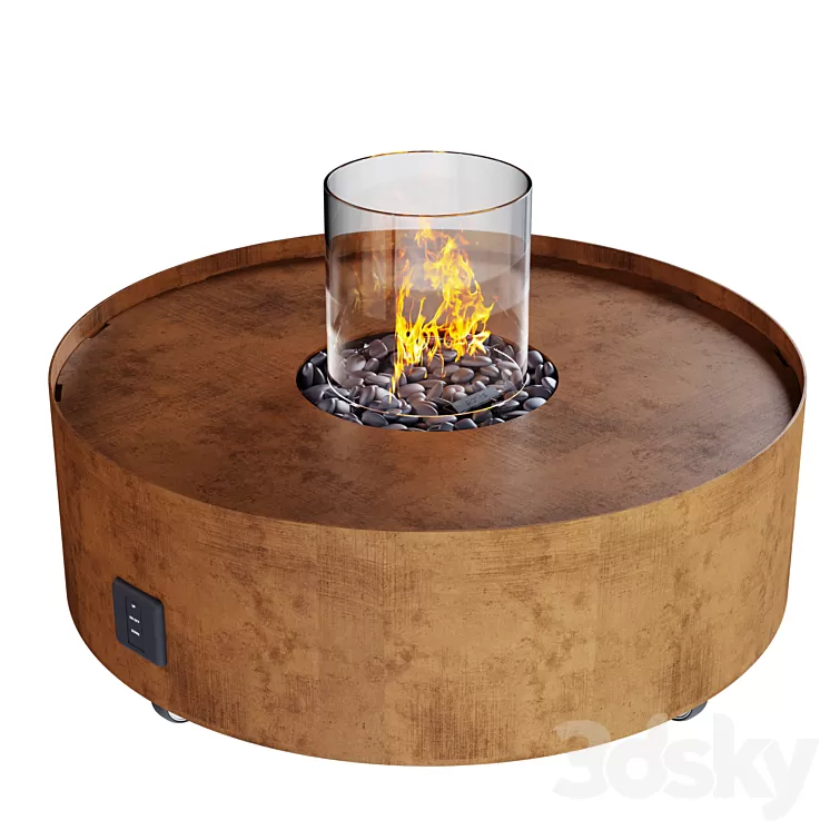 Planika GALIO FIRE PIT CORTEN 3D Model
