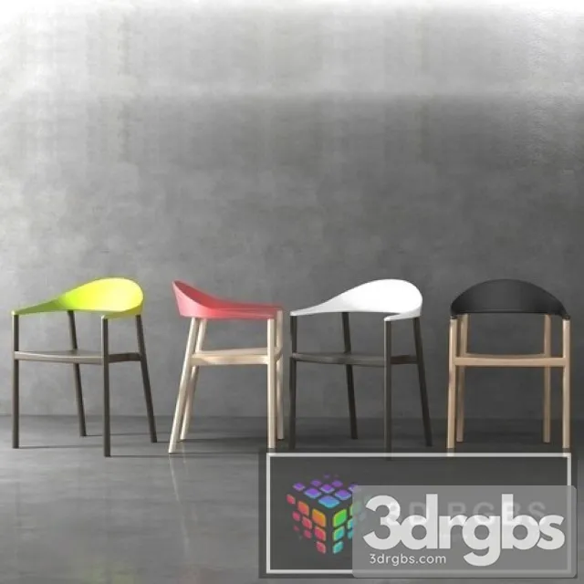 Plank Monza Chair 3D Model Free