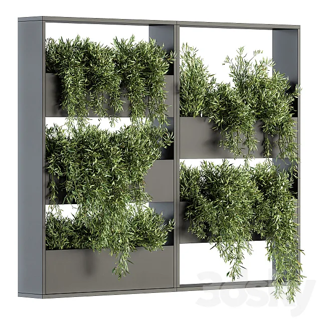Plant Box on Wall 07 3D Model