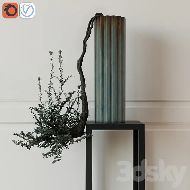 Plant in a vase 3DModel