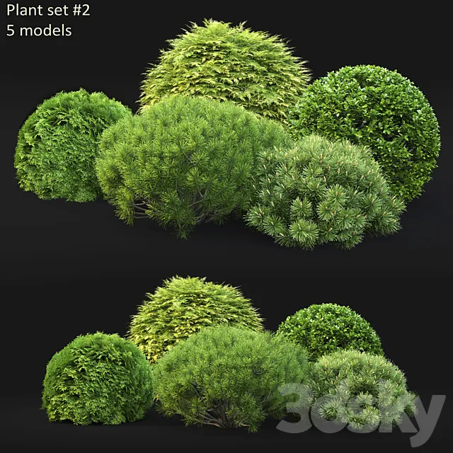 Plant set 3D Model