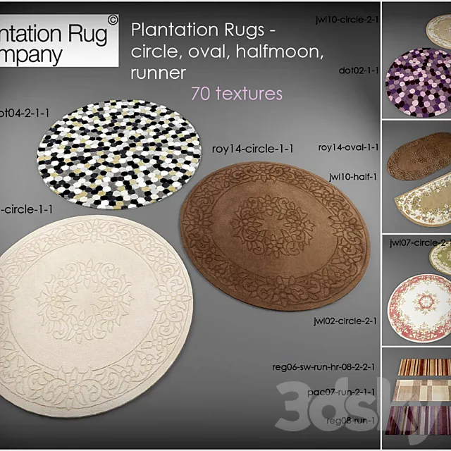 Plantation Rug 2 3DModel