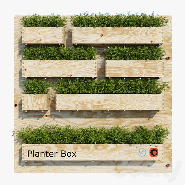 Planter box one 3DModel