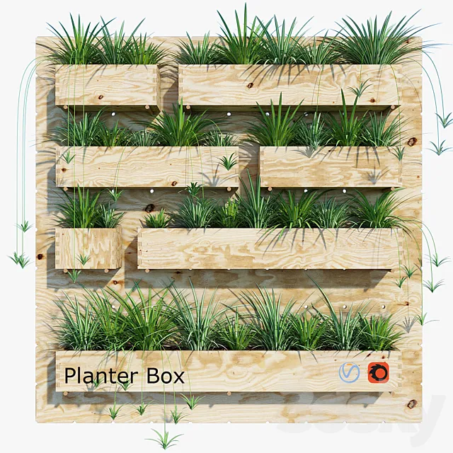 Planter box two 3D Model