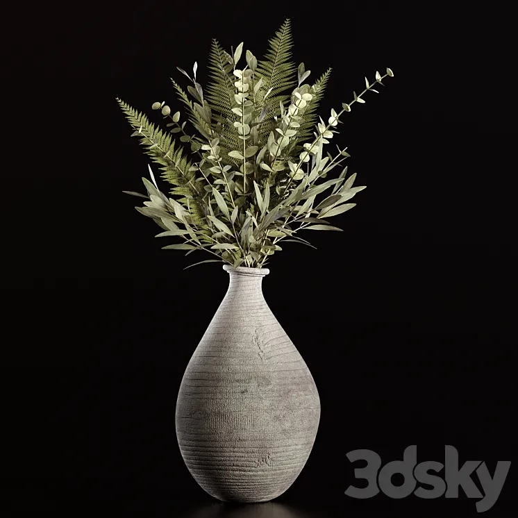 Plants Bouquet 05 3D Model Free