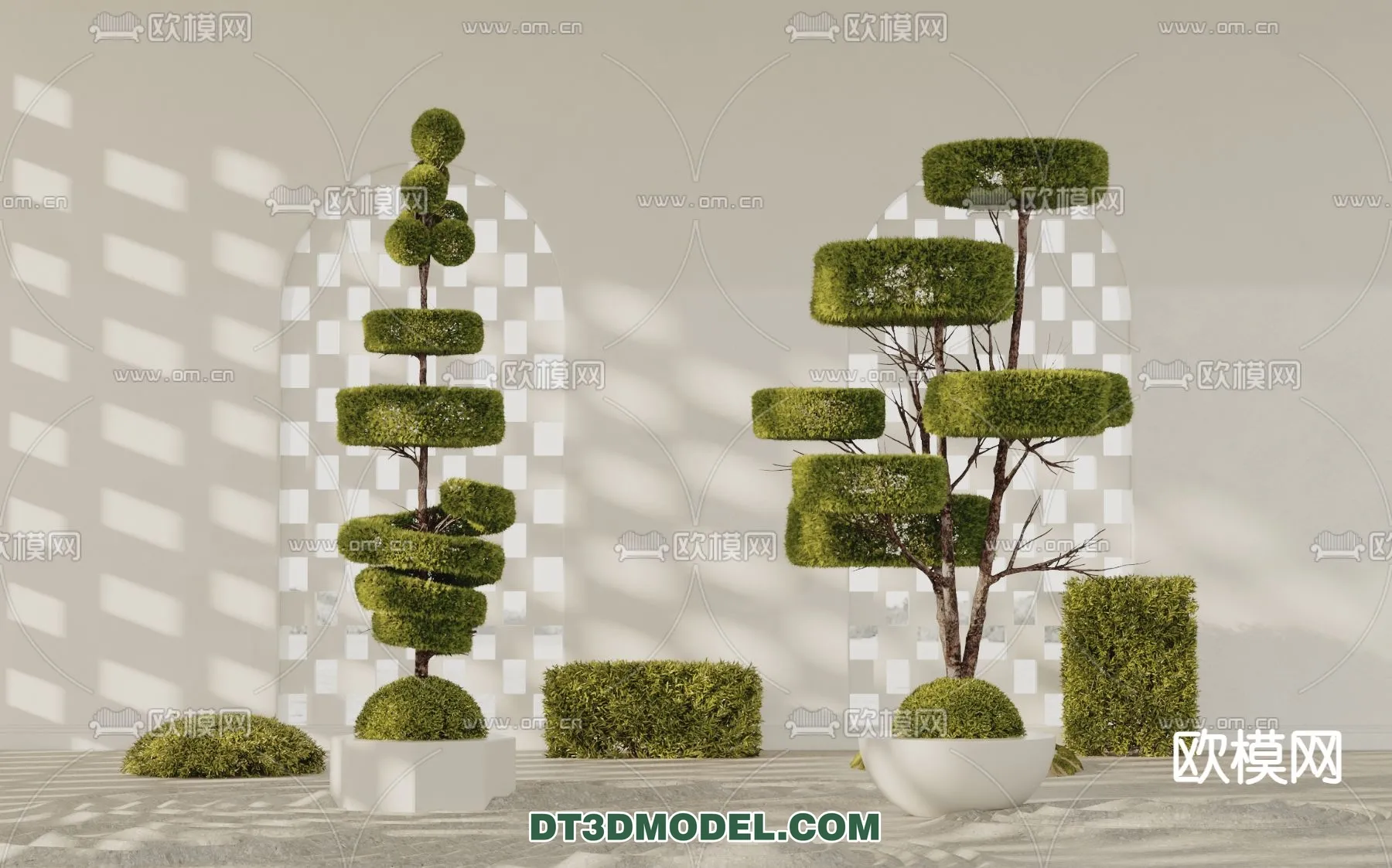 PLANTS - BUSH - CORONA - 3D MODEL - 381