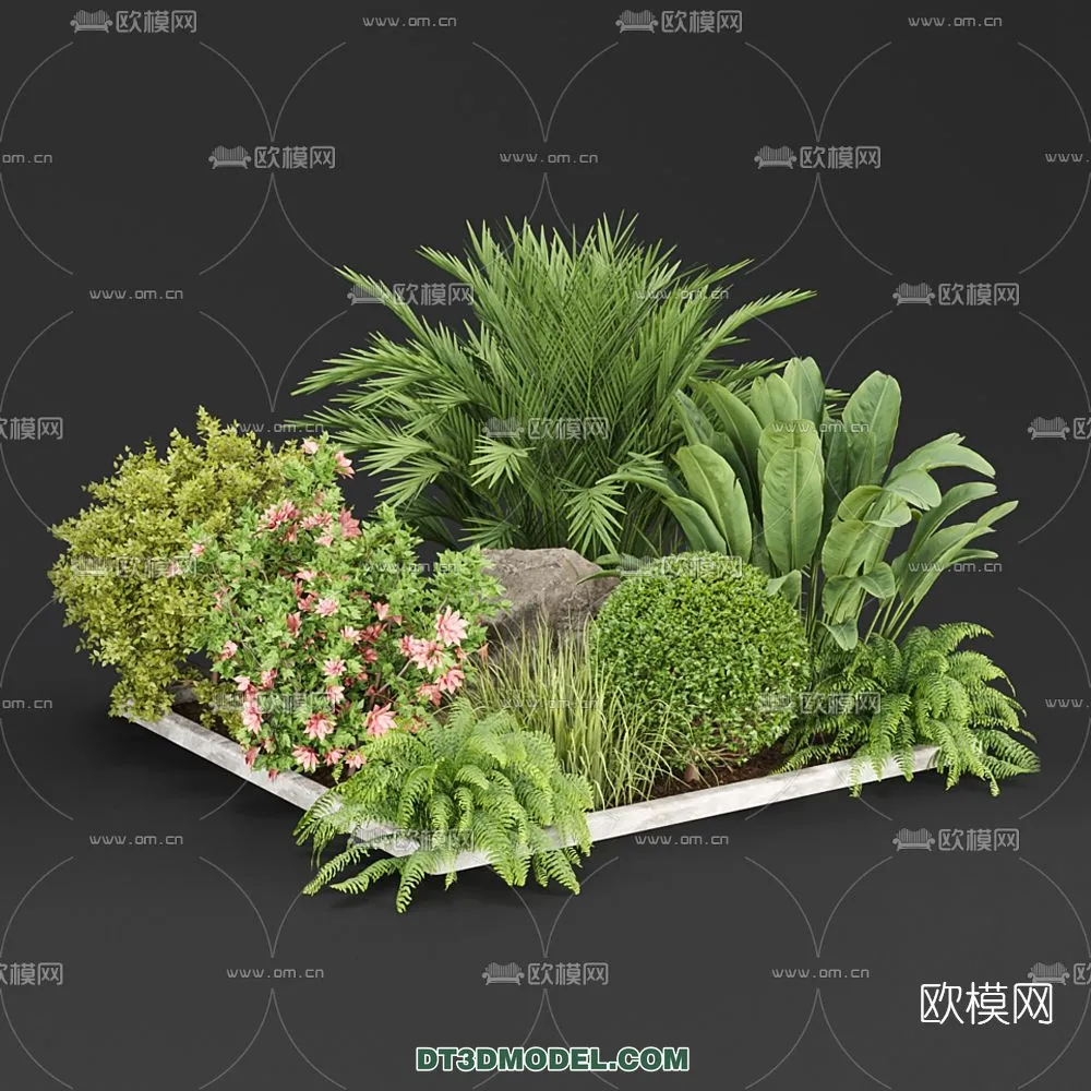 PLANTS - BUSH - VRAY / CORONA - 3D MODEL - 260