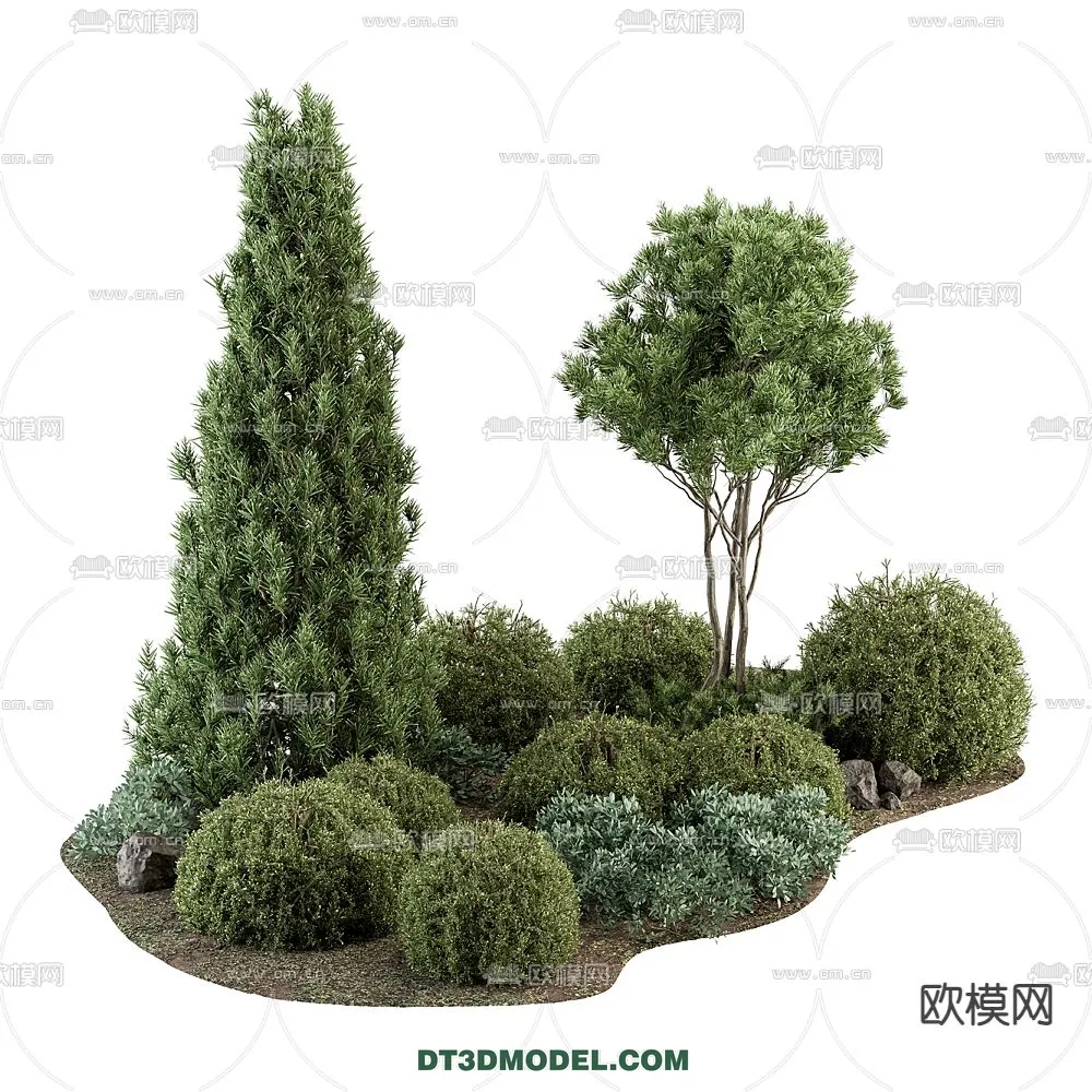 PLANTS - BUSH - VRAY / CORONA - 3D MODEL - 268