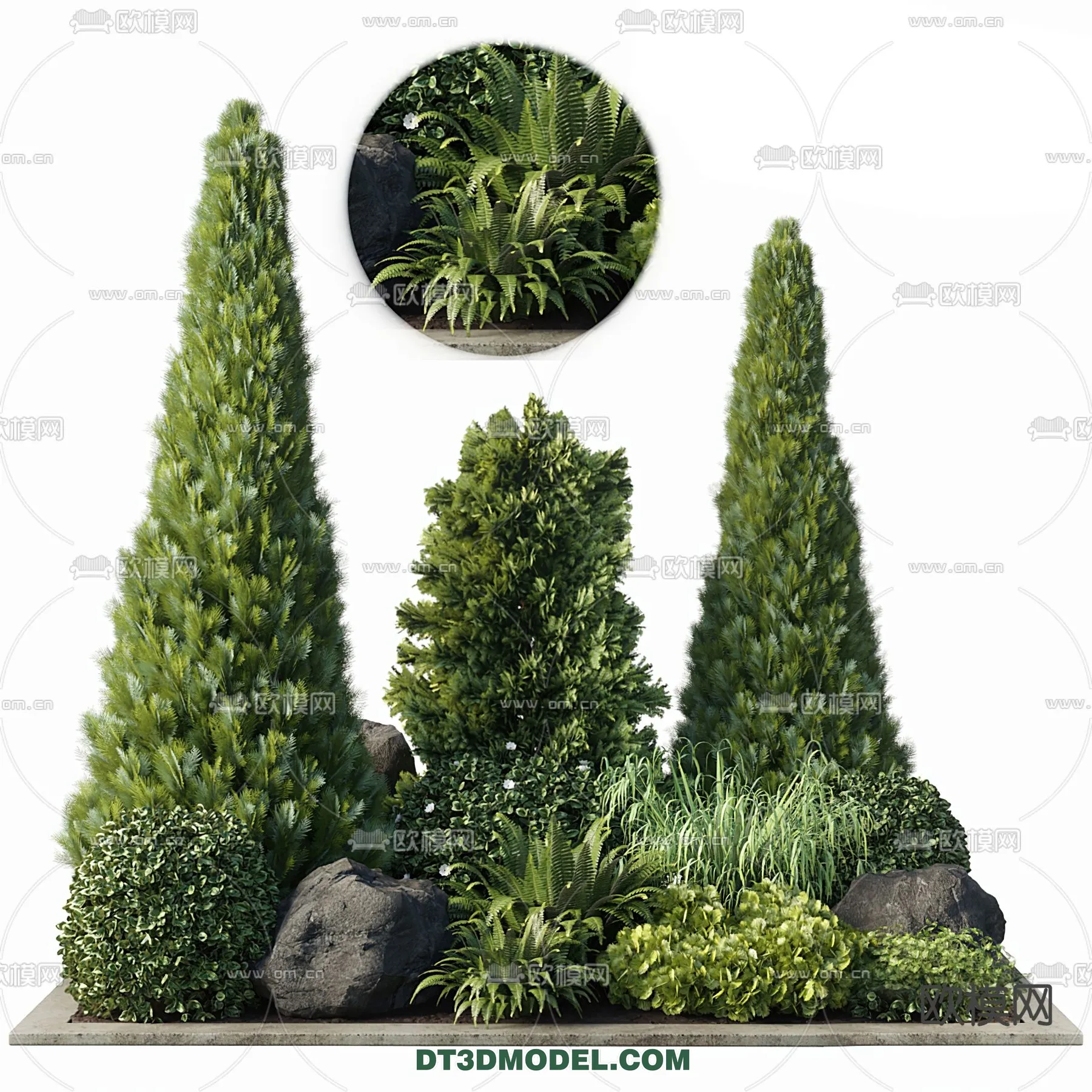 PLANTS - BUSH - VRAY / CORONA - 3D MODEL - 271