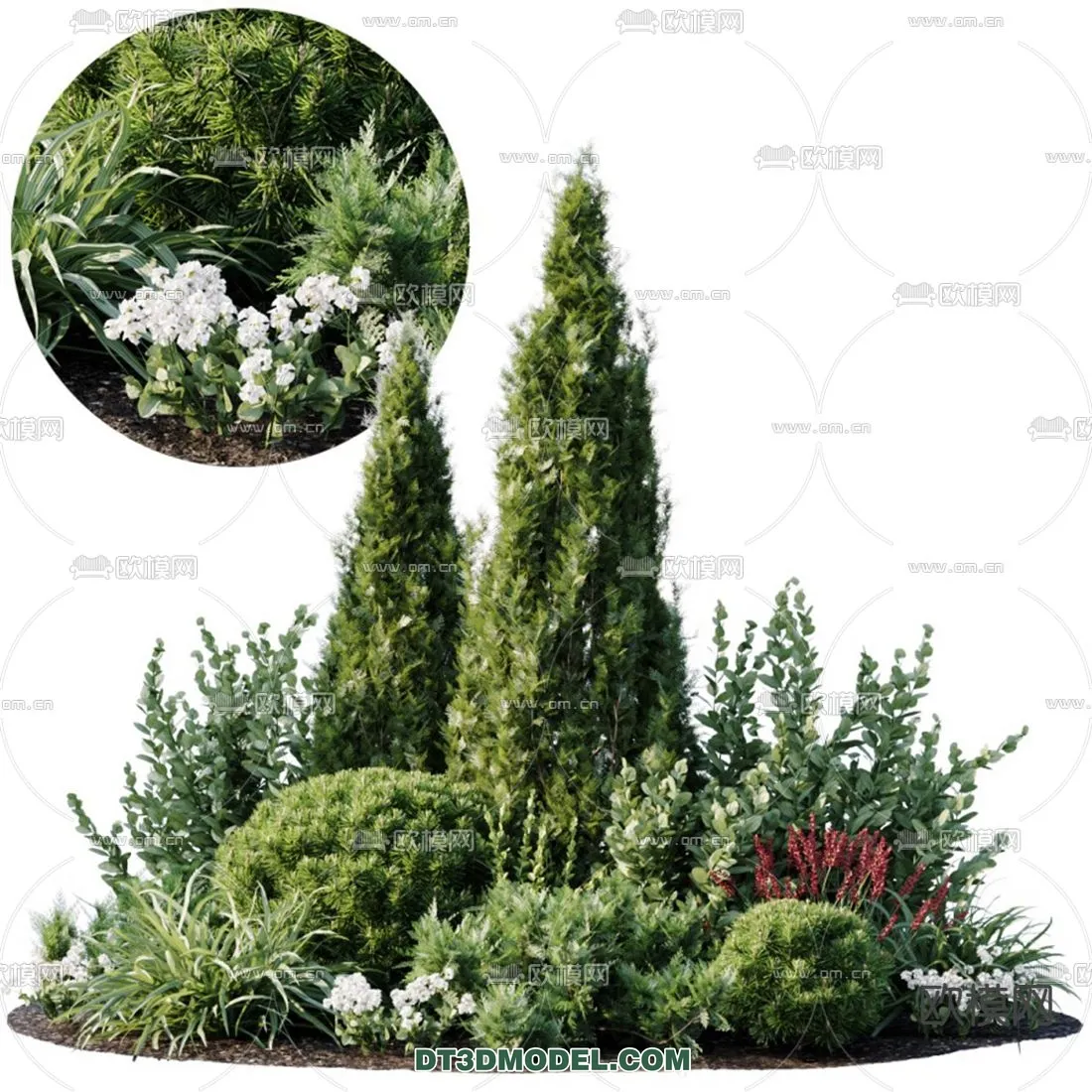 PLANTS - BUSH - VRAY / CORONA - 3D MODEL - 275