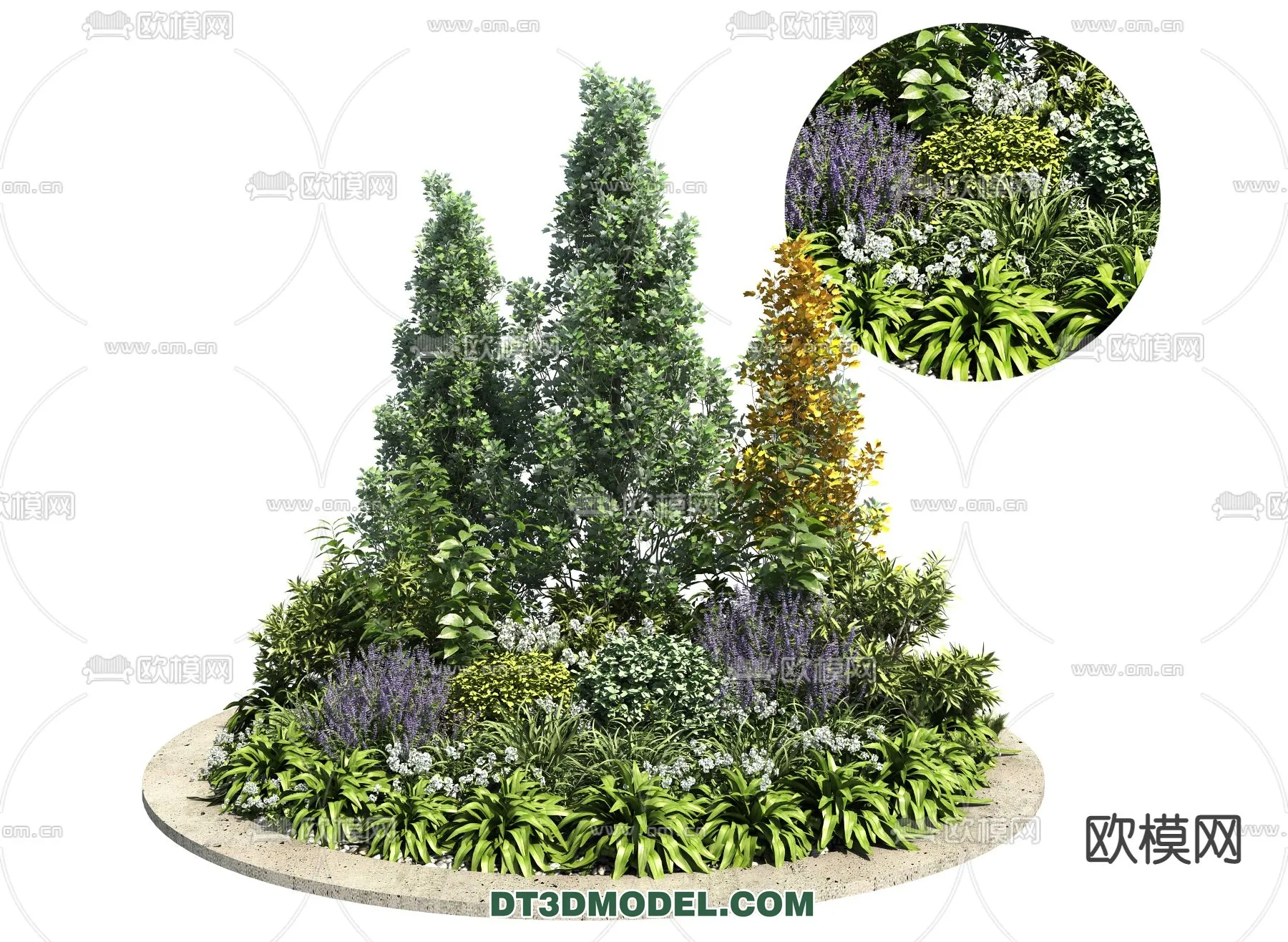 PLANTS - BUSH - VRAY / CORONA - 3D MODEL - 292