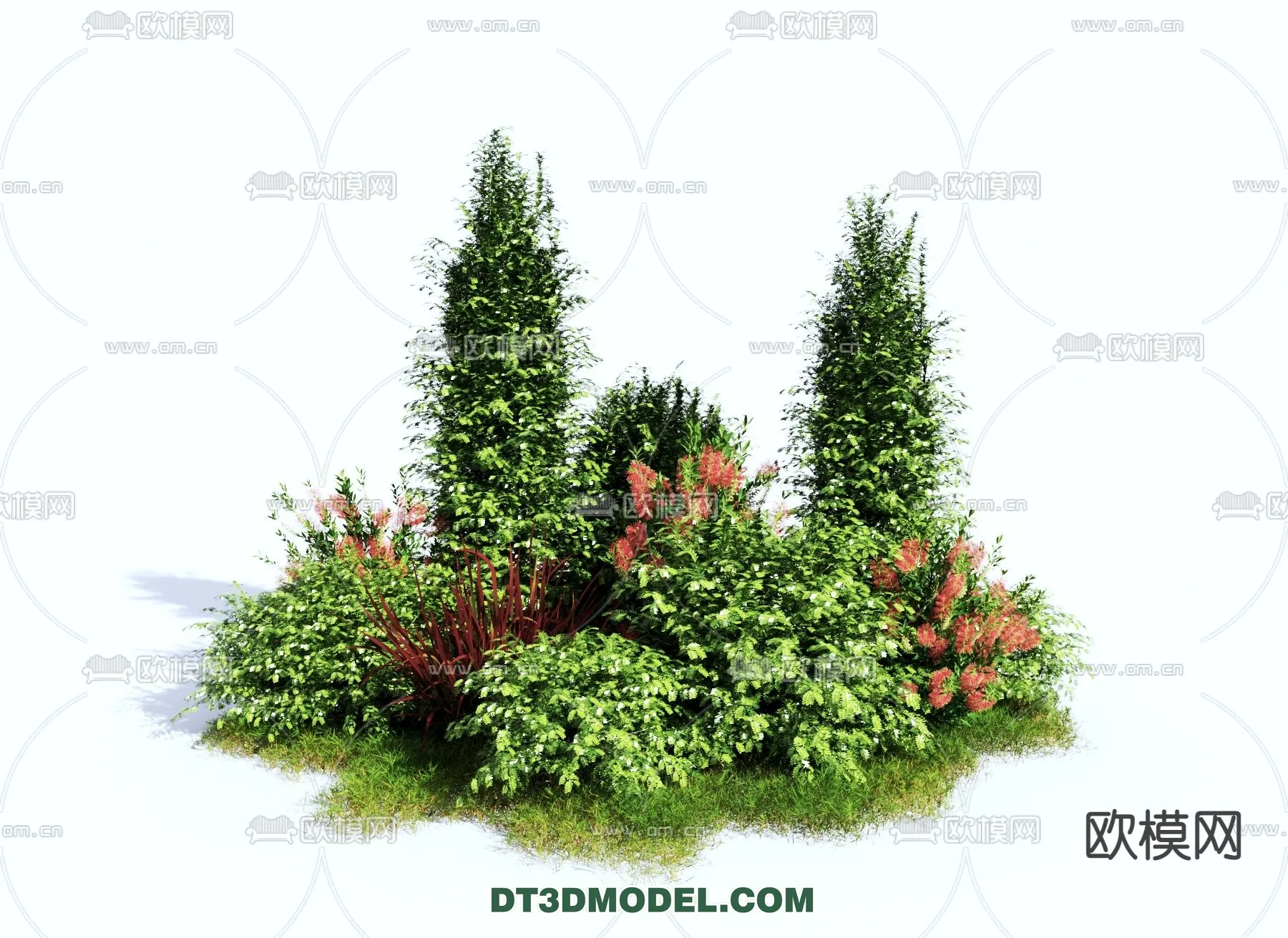 PLANTS - BUSH - VRAY / CORONA - 3D MODEL - 300