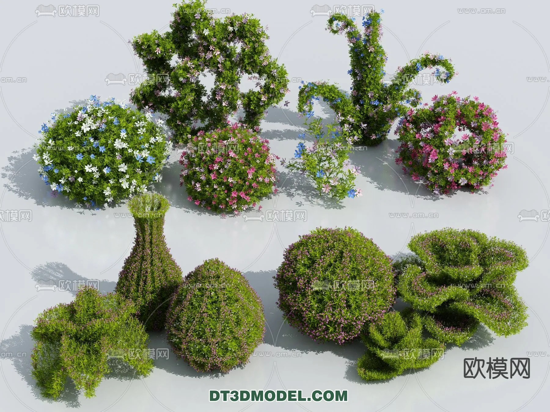 PLANTS - BUSH - VRAY / CORONA - 3D MODEL - 304
