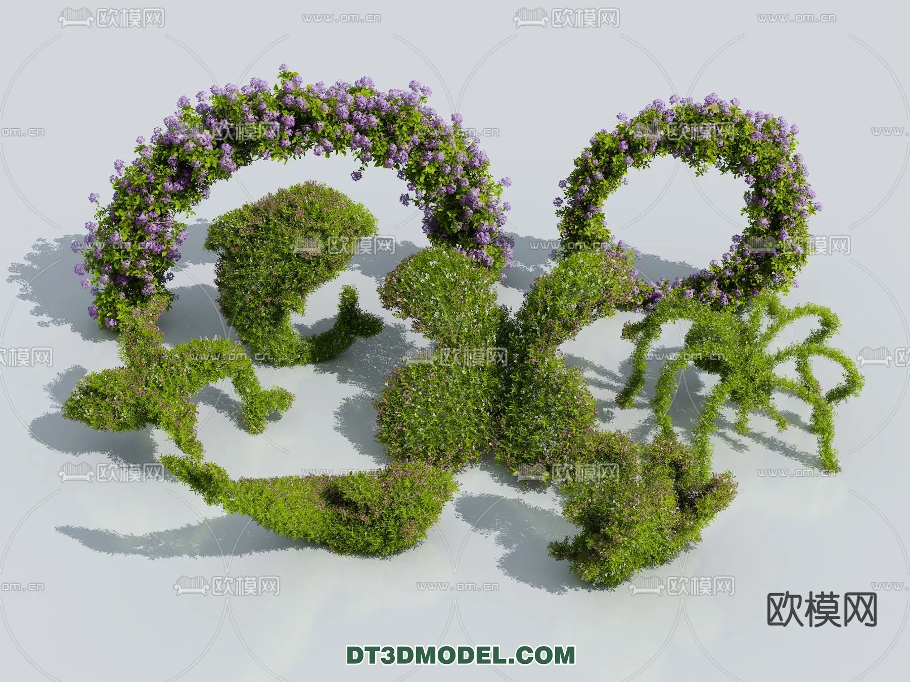 PLANTS - BUSH - VRAY / CORONA - 3D MODEL - 306