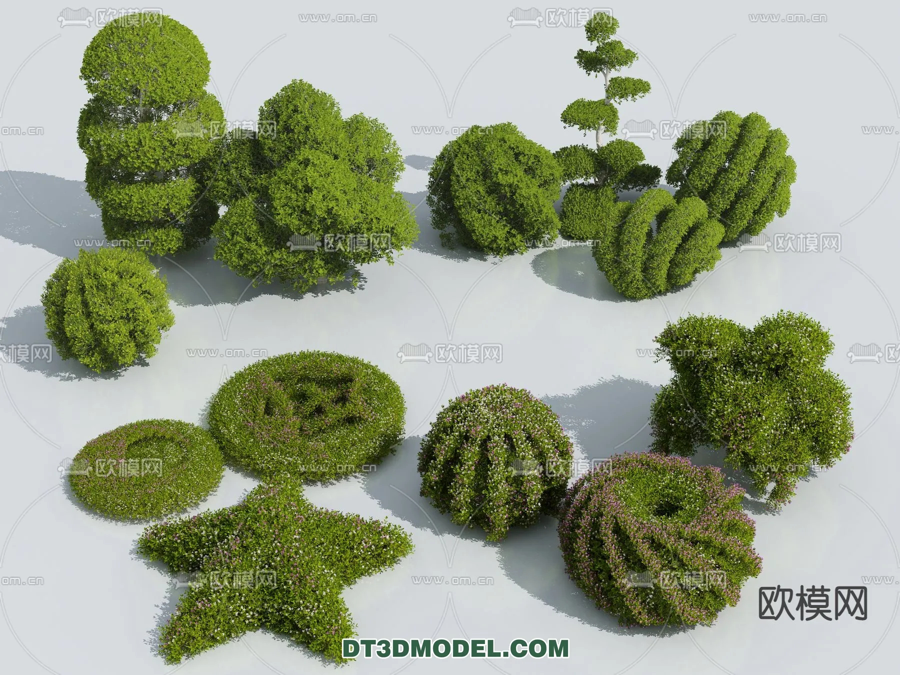 PLANTS - BUSH - VRAY / CORONA - 3D MODEL - 307