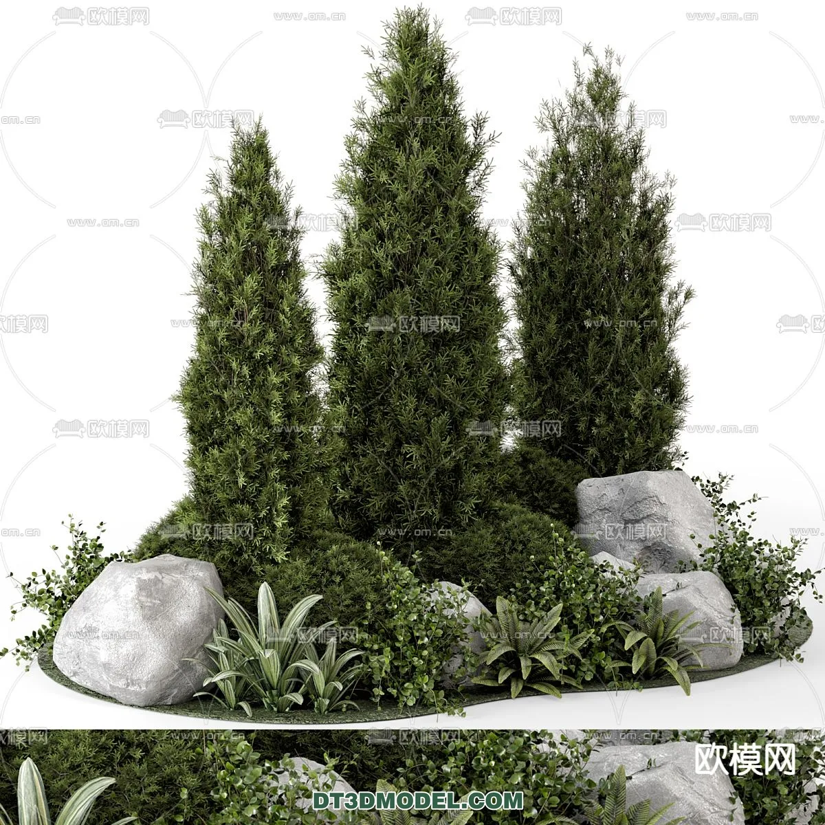 PLANTS - BUSH - VRAY / CORONA - 3D MODEL - 383