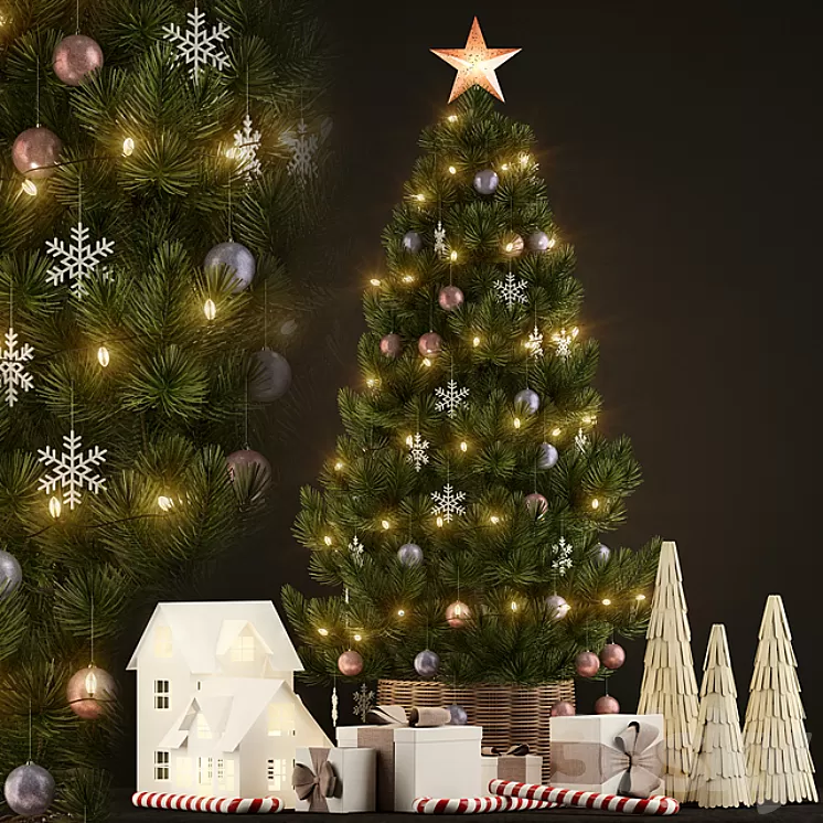 Plants collection 135 christmas tree 3D Model