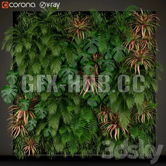 Plants collection 200 3D Model