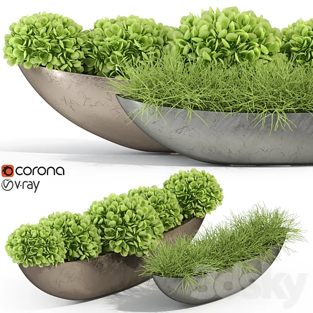 Plants collection 280 Fleurami ROYAL 3DModel