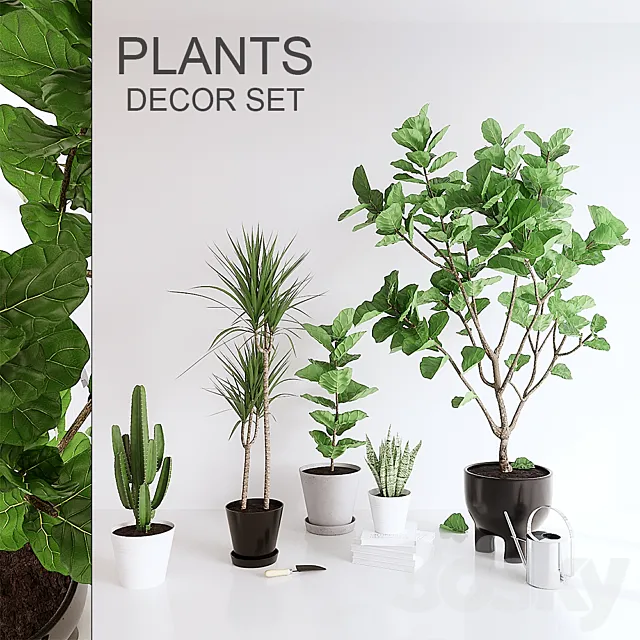 PLANTS SET (vray GGX. corona PBR) 3DModel