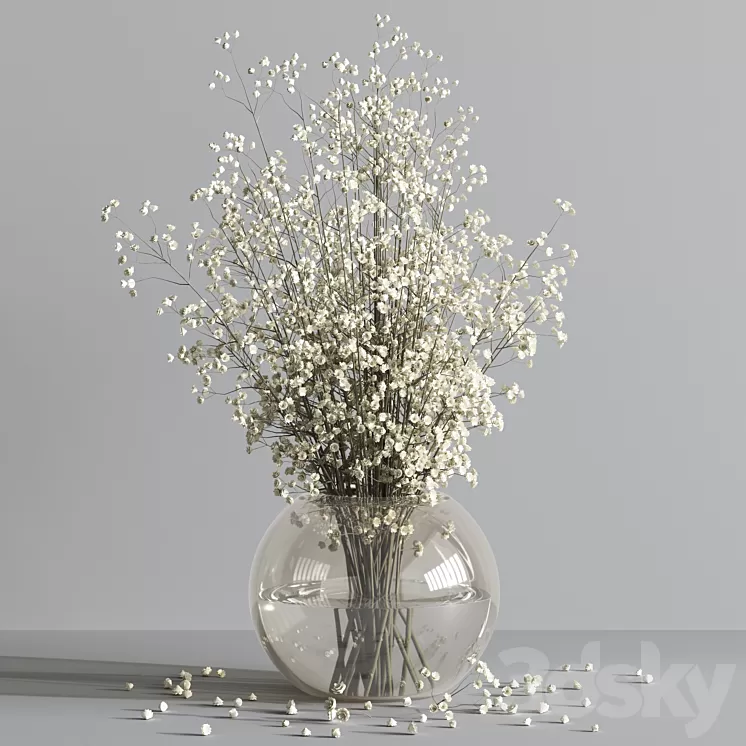 plants__bouquet_vase_06 3D Model Free