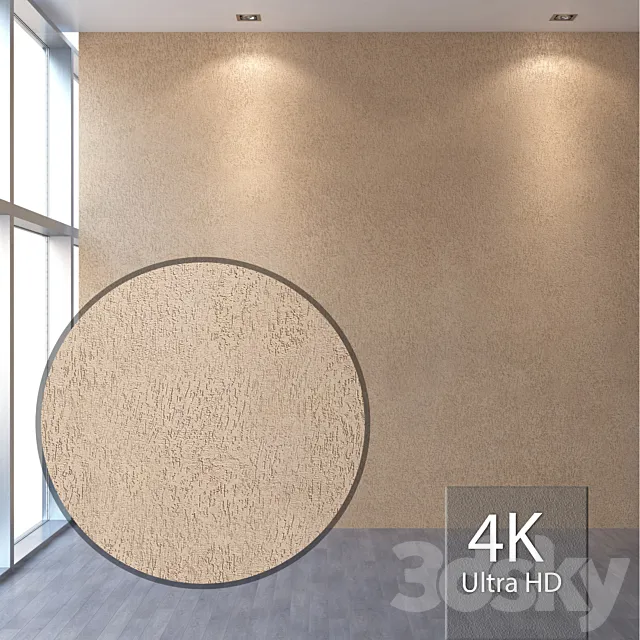Plaster for the facade and interior 3D Model