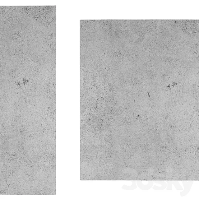 Plaster gray. 3DModel