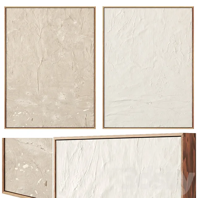 Plaster paintings 3D Model