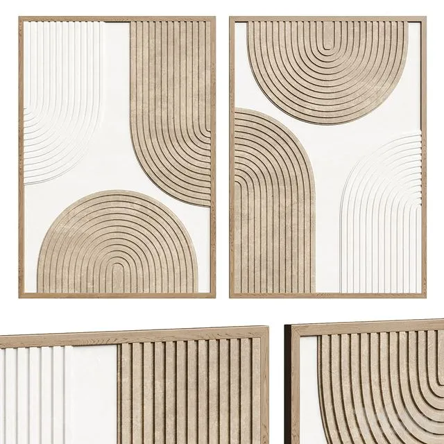 Plaster paintings 3D Model