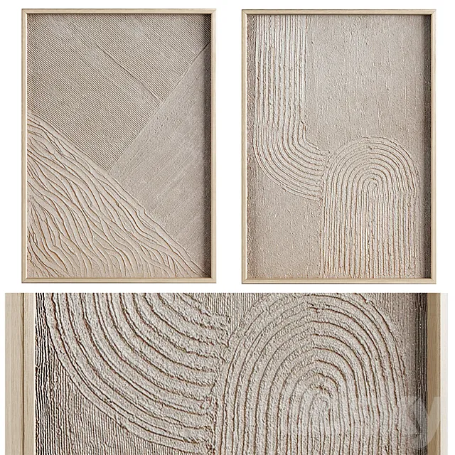 Plaster Paintings Set 01 Free Download