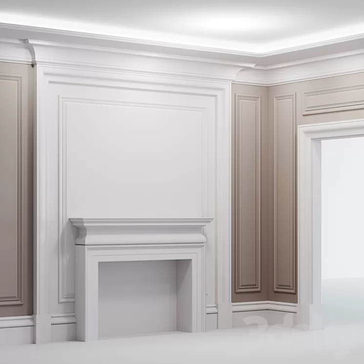 Plaster stucco 3D Model