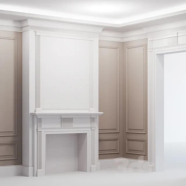 Plaster stucco 3D Model