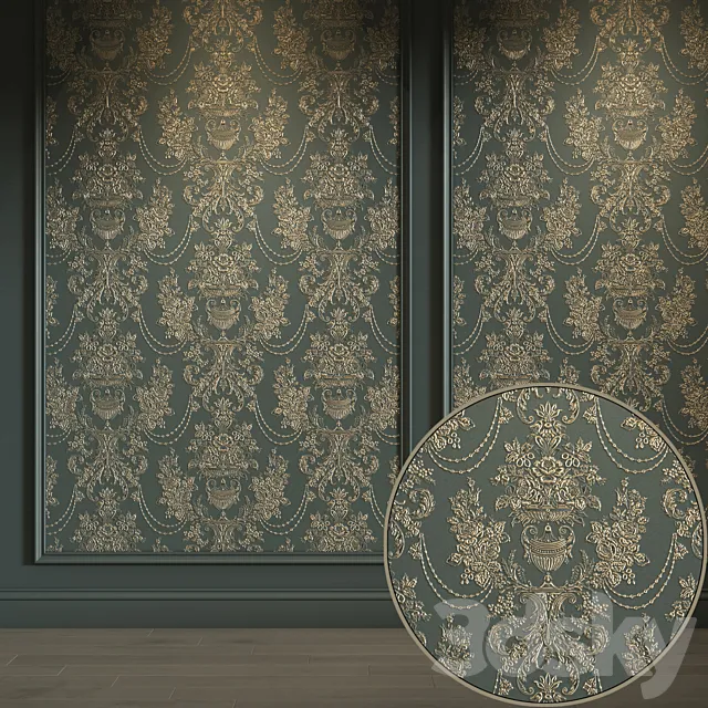 Plaster wallpaper 229 (WallCrusta) 3D Model