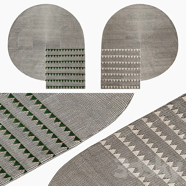 Plasterworks C Rug by CC Tapis 3DModel