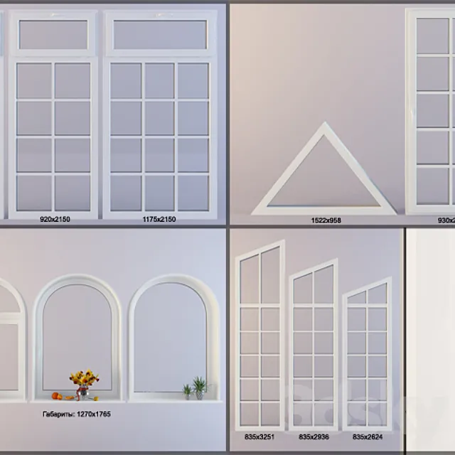 Plastic Windows 2 3DModel