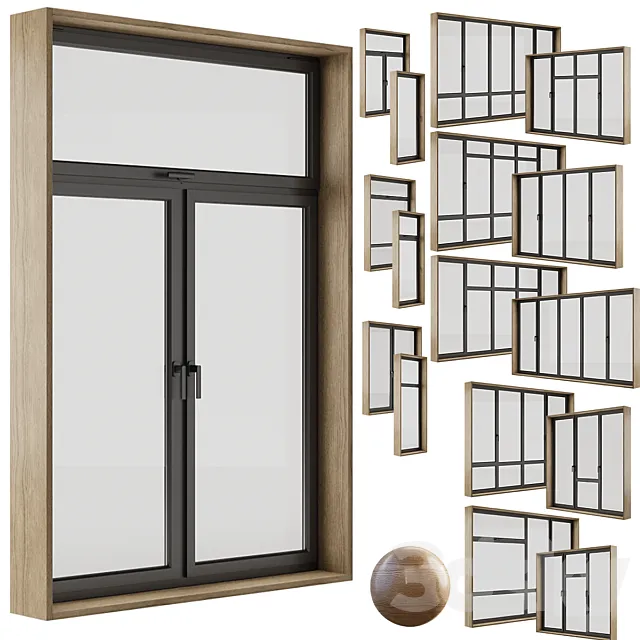 Plastic windows 3D Model