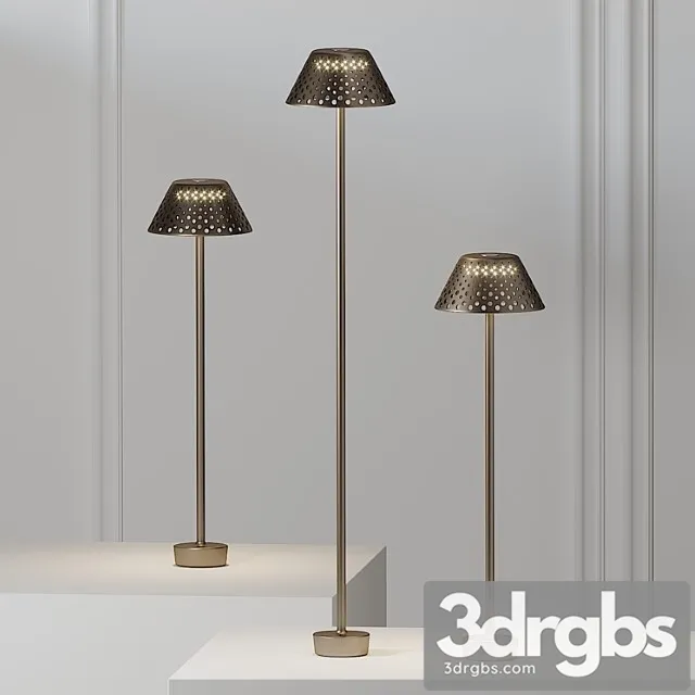 Platek mesh floor lamp 3D Model Free