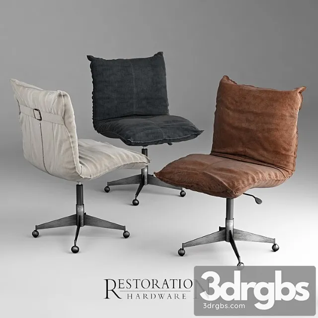Platt Desk Chair Rh 3D Model Free
