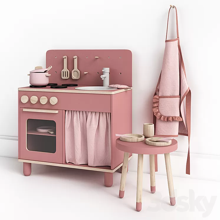 Play Kitchen by Flexa 3D Model