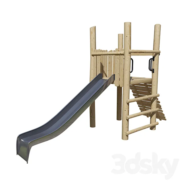 Play platform with slide and ramp Free Download