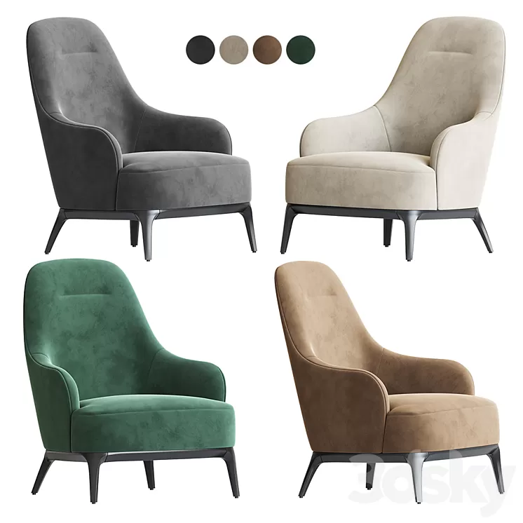 Play s furman armchair 3D Model