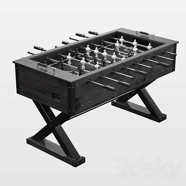 Playcraft Wolf Creek Foosball Table 3D Model
