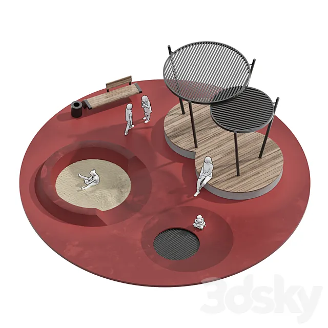 Playground 1 3D Model